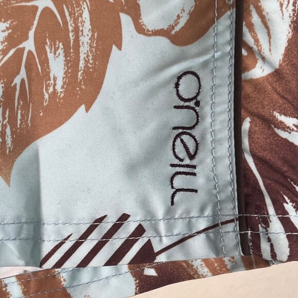 NWT ONeill Mens Floral Print Boardshorts Size 3 Swimwear Cargo Pocket - Picture 6 of 15